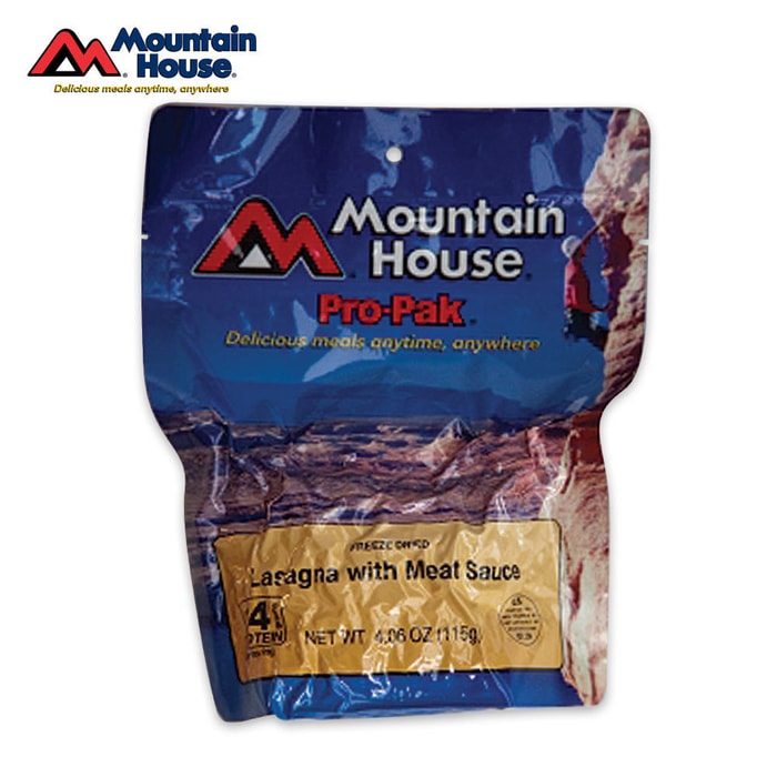 Mountain House Lasagna With Meat Sauce Compact Vacuum Pouch 2 Servings
