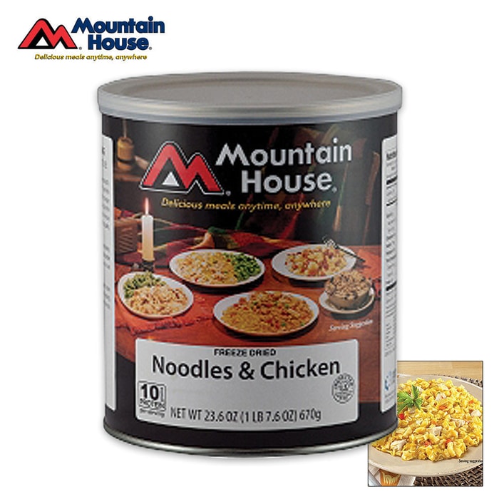 Mountain House Noodles And Chicken Can 10 Servings
