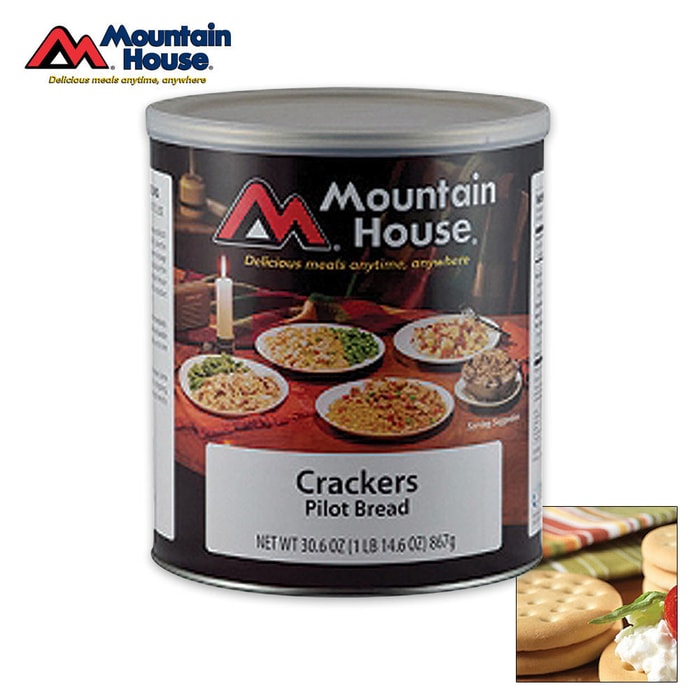 Mountain House Pilot Bread Crackers One Pound Can