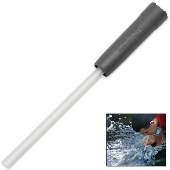 Aquamira Frontier Water Filter With Straw
