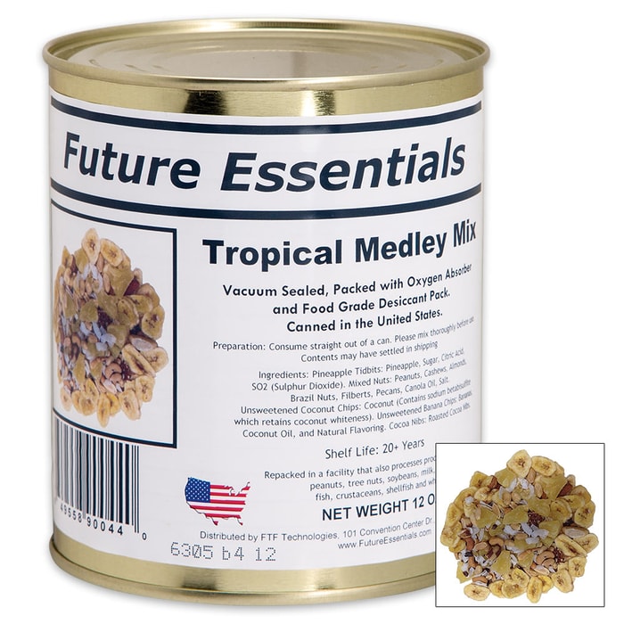 Future Essentials 12-oz Tropical Medley Fruit and Nut Mix in Vacuum-Sealed Can