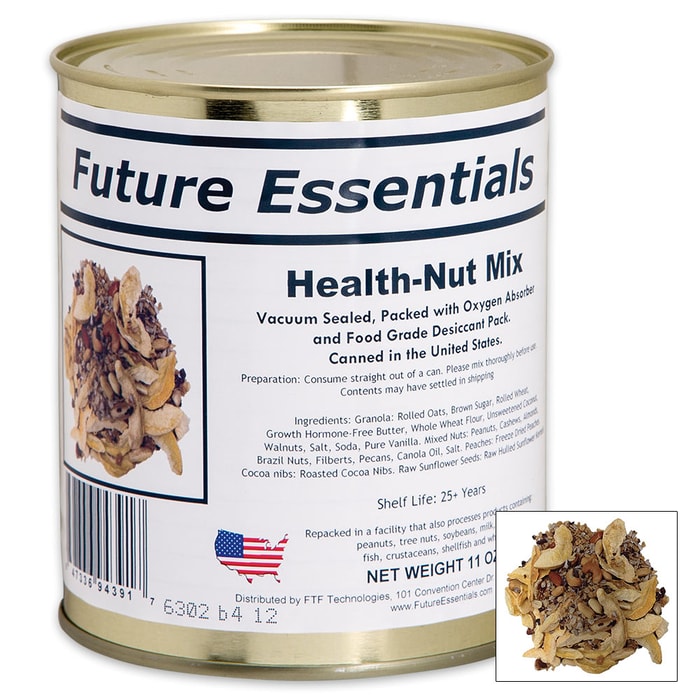Future Essentials 11-oz Health Nut Mix in Vacuum Sealed Can