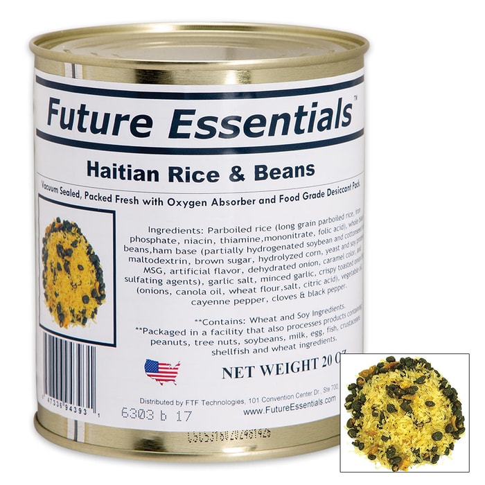 Future Essentials 16-oz Haitian Rice and Beans in Vacuum-Sealed Can