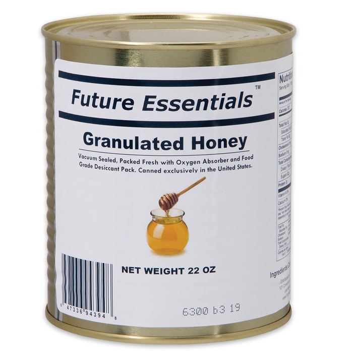 Future Essentials 22 oz. Granulated Honey in Vacuum-Sealed Can