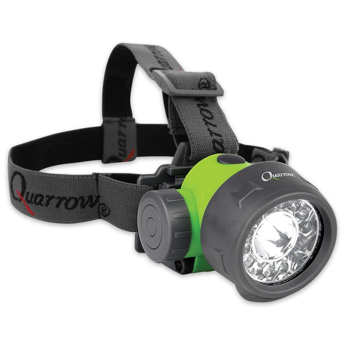 Quarrow Outdoorsman's Headlamp - 70 Lumens - White, UV, Green LEDs