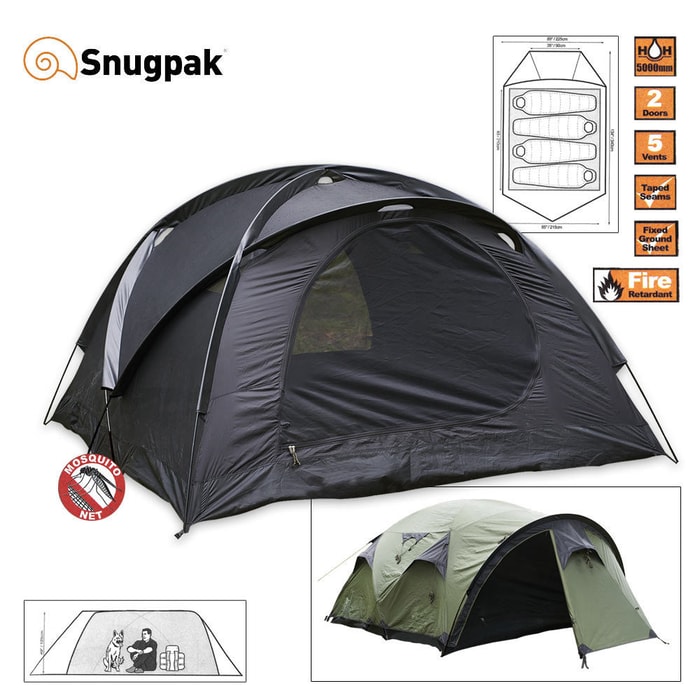 Snugpak The Cave 4-Man Tent 