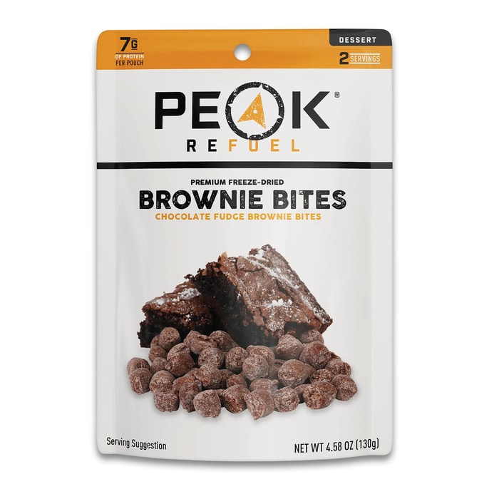 The Peak Refuel Brownie Dough Bites in their resealable package