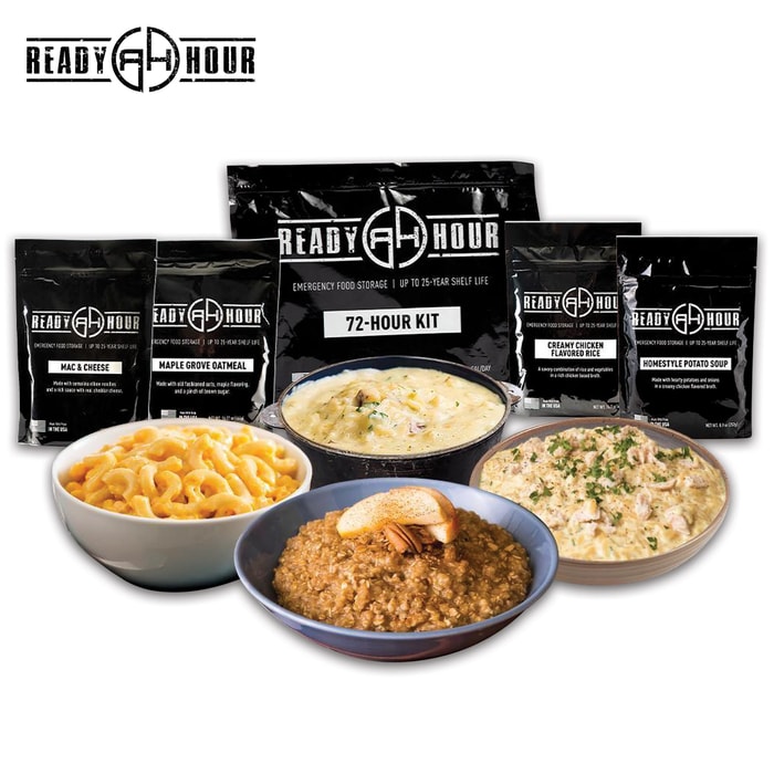 The Ready Hour 72-Hour Kit Sample Pack is the perfect option for those who are just getting started with food-prep plans