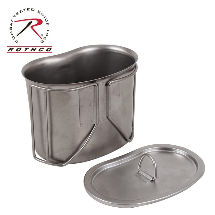 GI Canteen Cup SS Lid