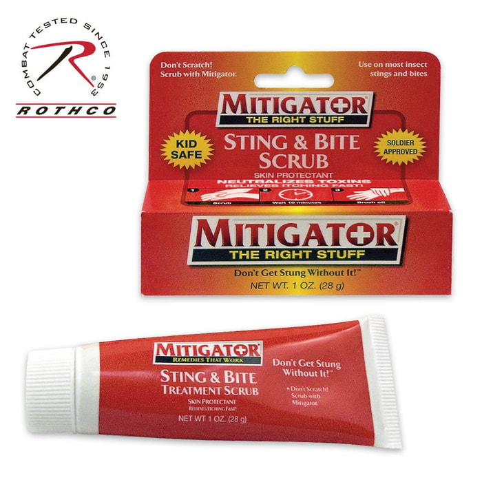 Mitigator Sting and Bite Treatment Scrub