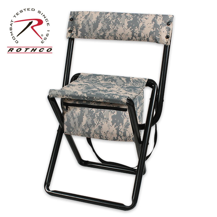 Rothco Deluxe Camo Stool With Pouch