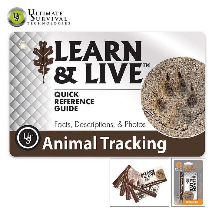 UST Learn And Live Cards Animal Tracking