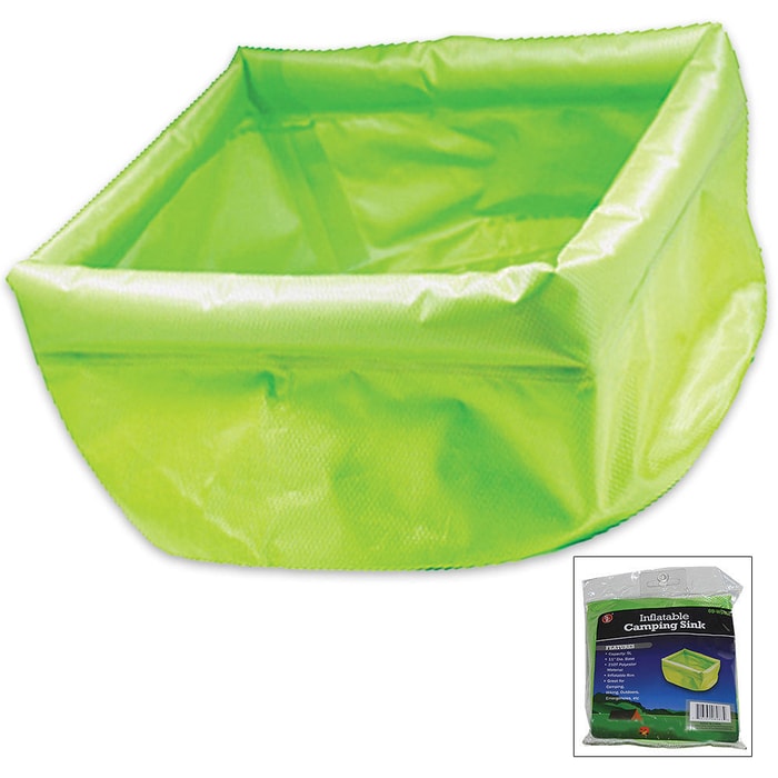 Five Liter Portable Inflatable Camping Sink