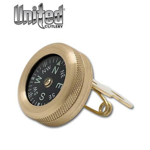 United Cutlery Brass Pin-On Compass