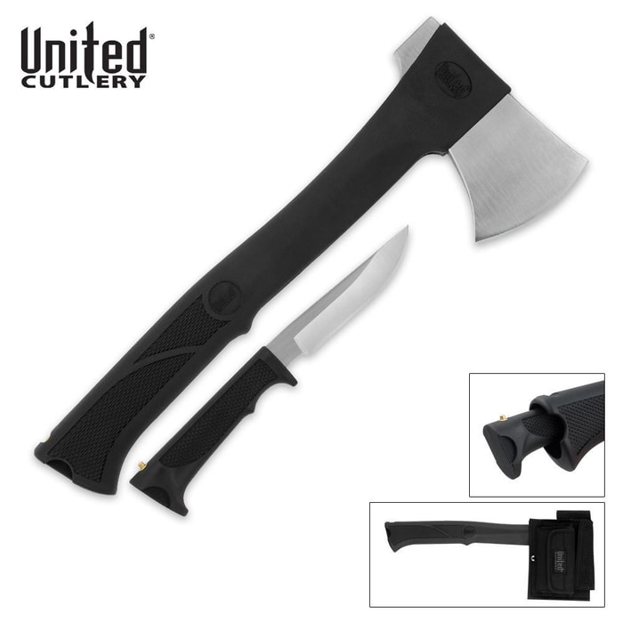 United Cutlery Trailblazer Axe & Knife Combo