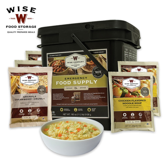 Wise Breakfast/Entree Grab & Go Food Kit 84 Serving