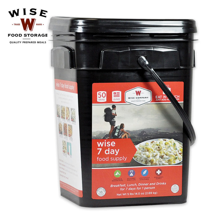 Wise 7-Day Food Supply - Variety Bucket