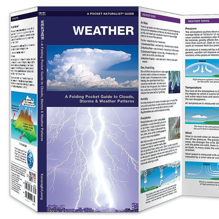 Weather Folding Pocket Guide To Clouds And More