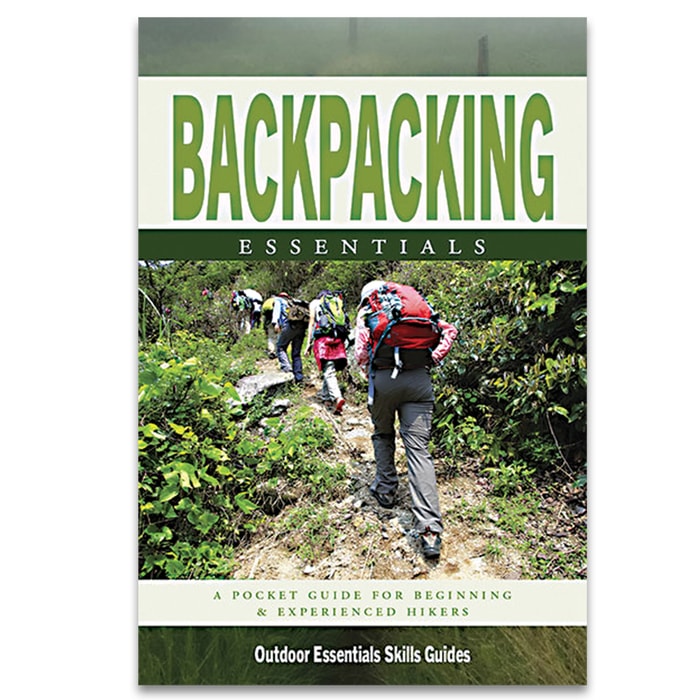 Backpacking Essentials Waterproof Field Guide - Compact Folding Format, Portable Detailed Information, Lightweight And Durable