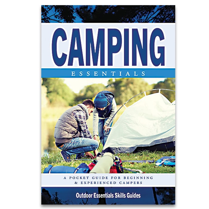 Camping Essentials Waterproof Field Guide - Compact Folding Format, Portable Detailed Information, Lightweight And Durable