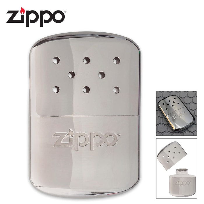 Zippo Clamshell Chrome Hand Warmer 