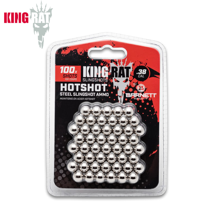 King Rat Hot Shot Steel Ammo in its packaging
