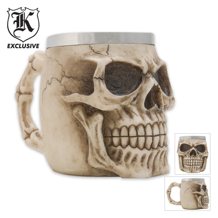 Realistic Fantasy Skull Coffee Mug  And Tankard