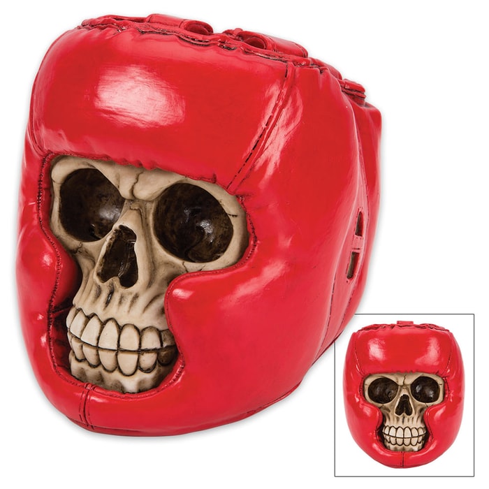 Bone Champ Boxer Skullpture