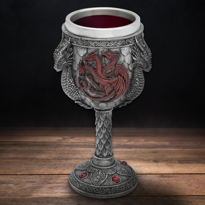 A full view of the Dragon Goblet