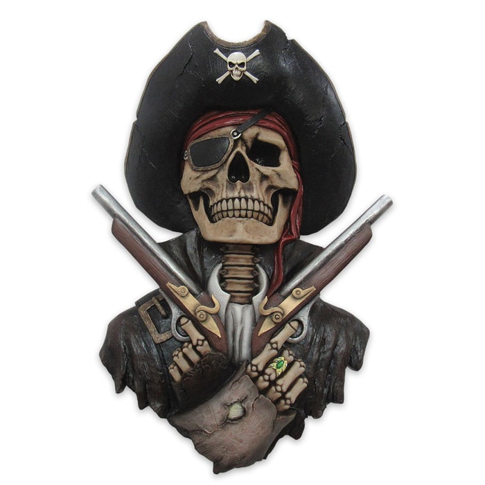 "Dead Men Tell No Tales" Pirate Skeleton Wall Art