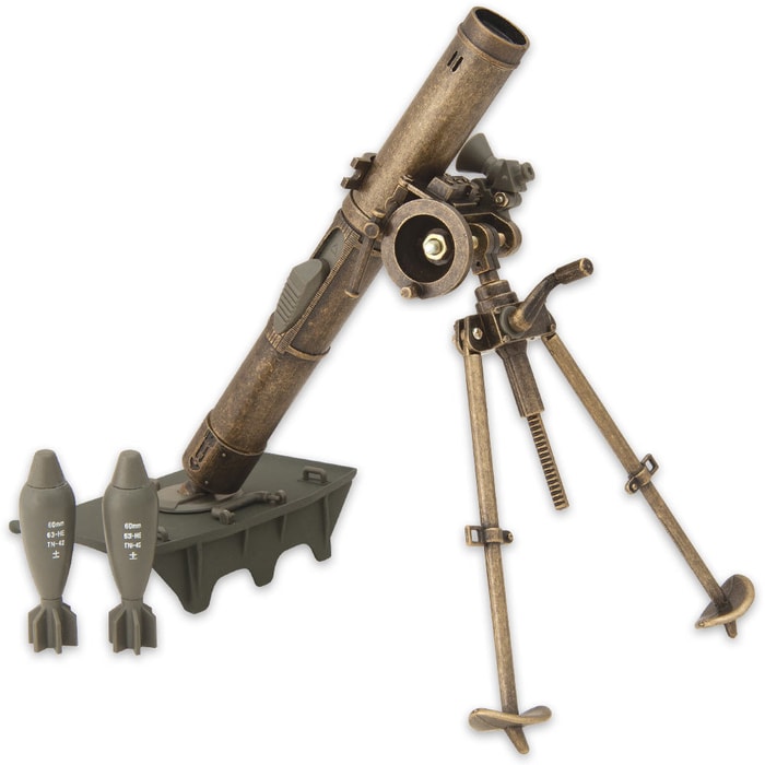 Military Collector Miniature Replica Mortar Cannon