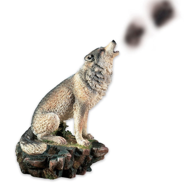 Howling Wolf Incense Burner