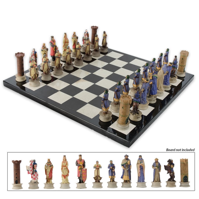 Crusades Chess Pieces