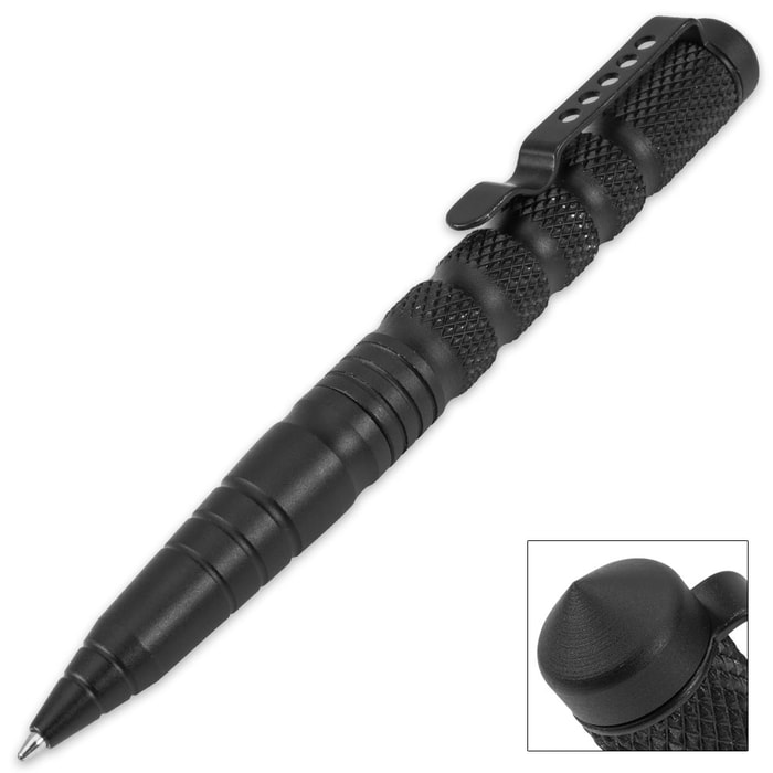 Black Glass Breaker Rescue Pen