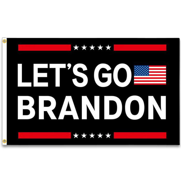 Our Let’s Go Brandon Flag lets folks know without a doubt where you stand on politics when they see it on your property