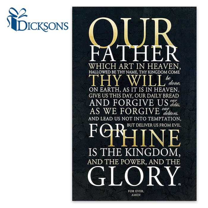 The Lord’s Prayer Plaque - 11x17