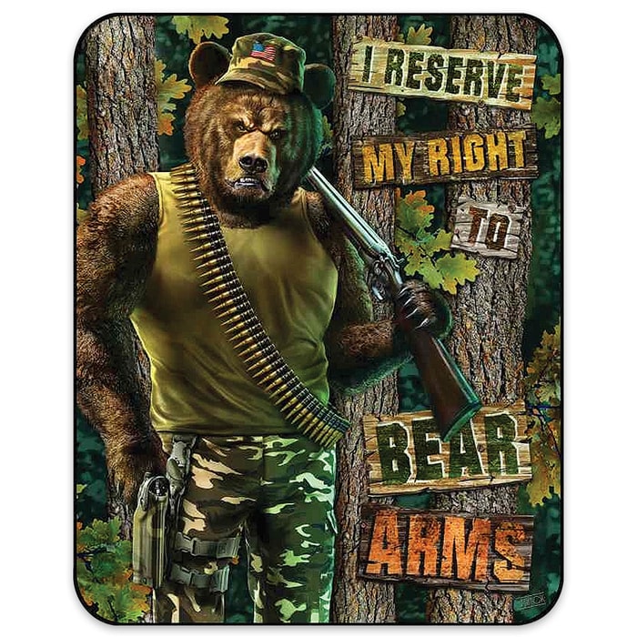 Right To Bear Arms Medium Weight Blanket