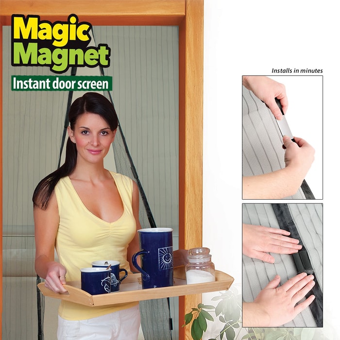 Magic Magnet Screen Door