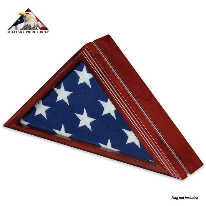 Cherry Congressional Flag Case - 3X5