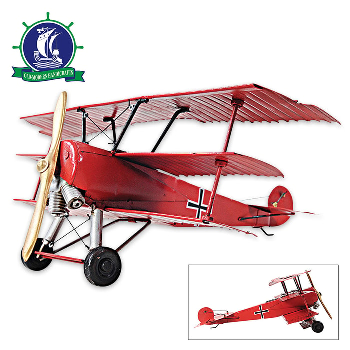1917 Red Baron Fokker Triplane DR-1 425/17 | Handcrafted Model Airplane | 1:30 Scale