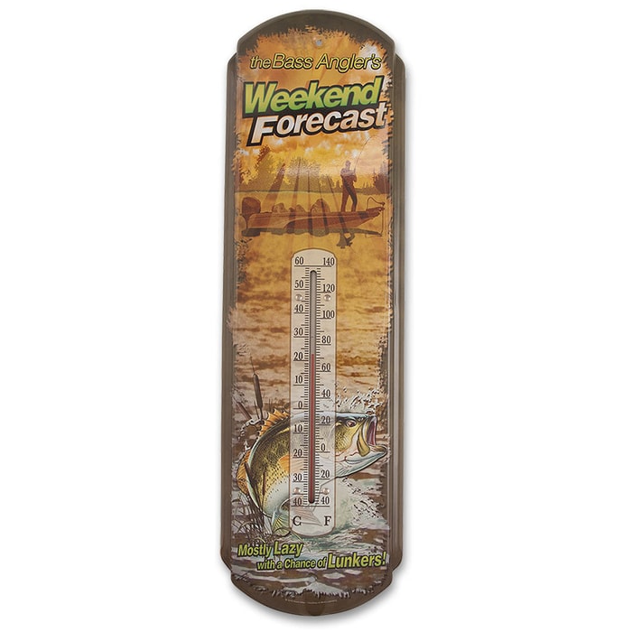 Weekend Forecast Nostalgic Tin Thermometer