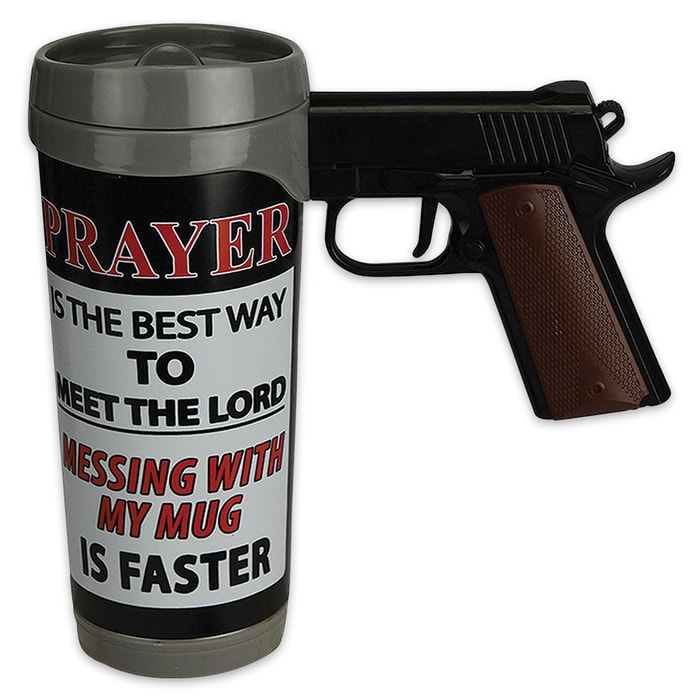 Prayer Is The Best Way Replica Pistol Handle Mug