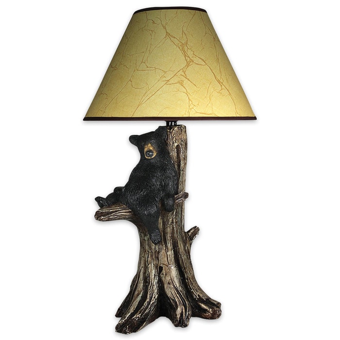 Designer Bear In Tree Table Lamp