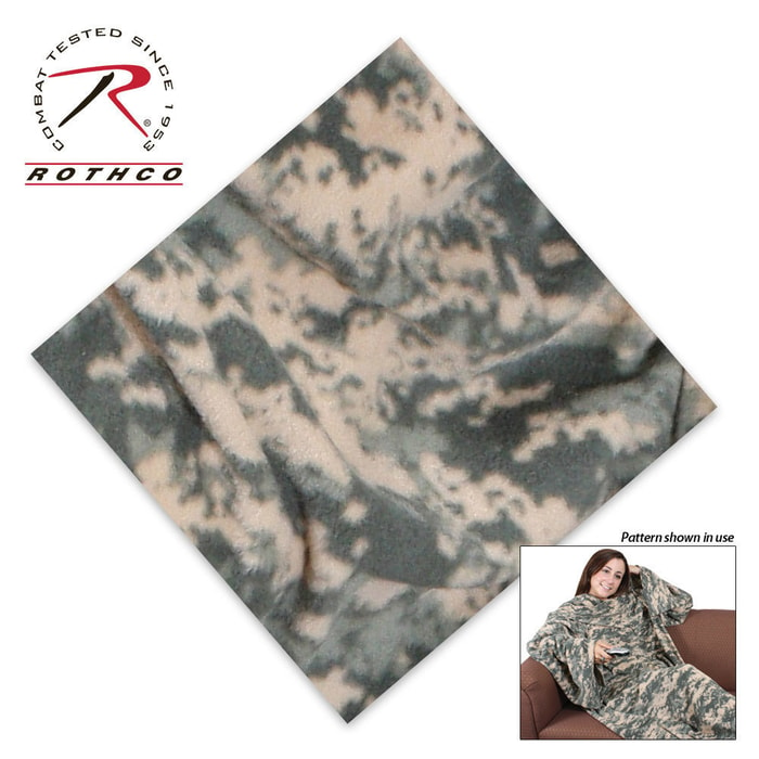 Military Blanket with Sleeves