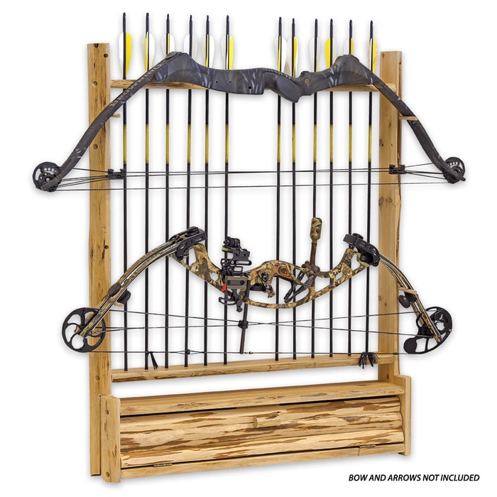 Bow And Arrow Wall Rack With Storage
