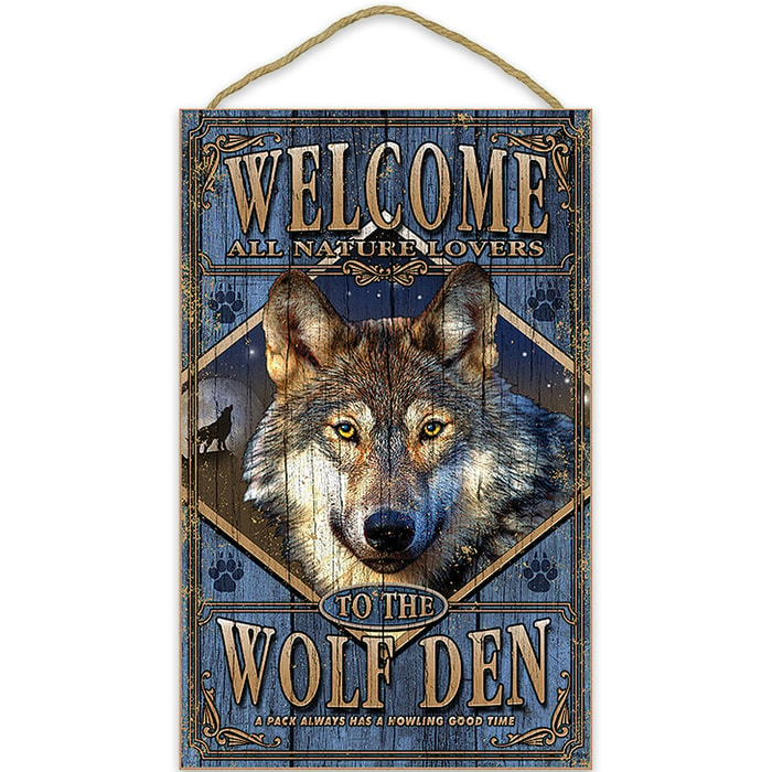 Wolf Den Welcome Sign