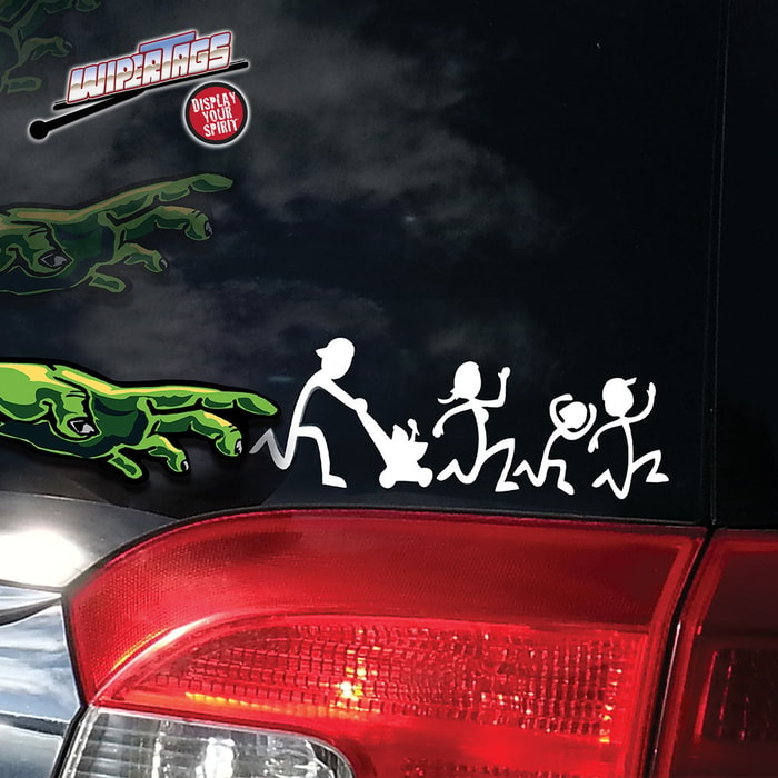 Running Family Decal Right Side