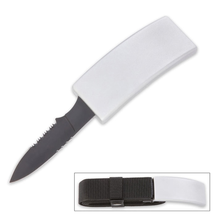 Belt Buckle Knife and Belt