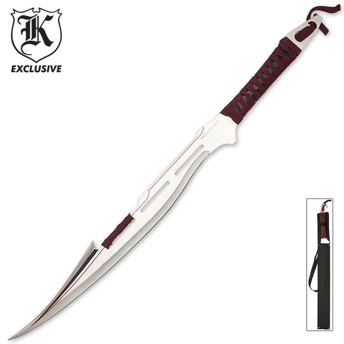 Fantasy Full Tang Steel Warrior Sword & Scabbard