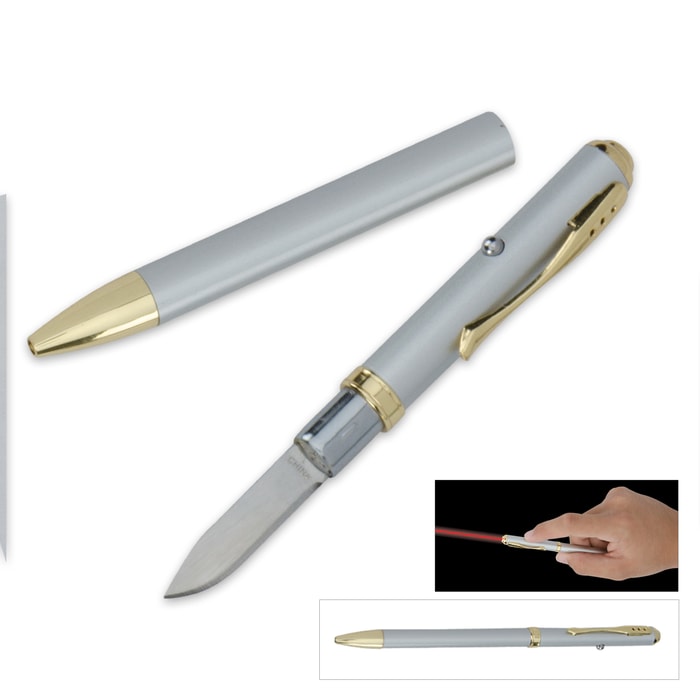 Pen/Laser/Knife Silver